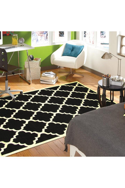 Bello Trellis Rug - 105 Black