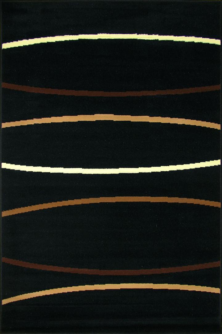 Bello Abstract Rug - 120 Black