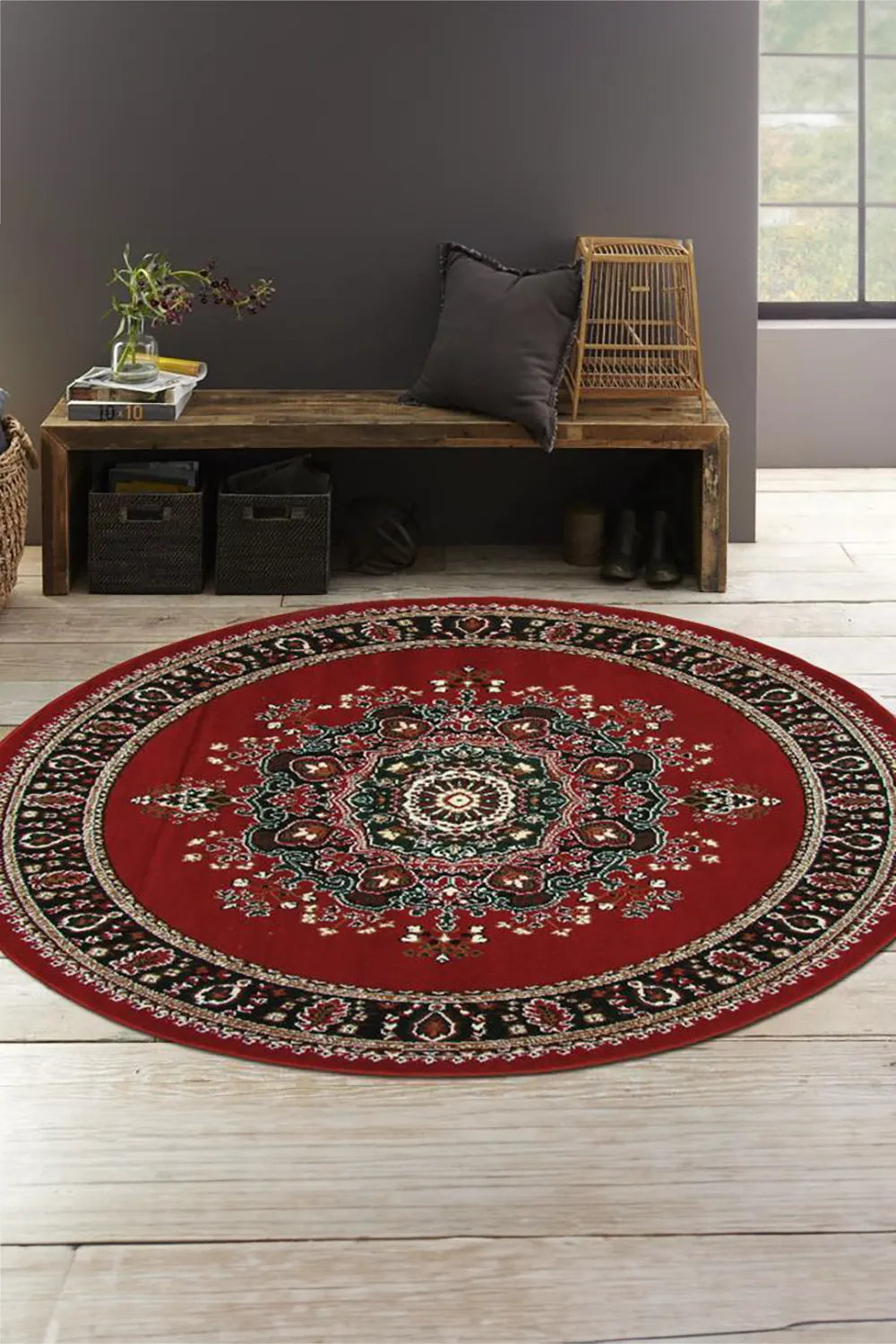 Gino Traditional Rug - 131 Red