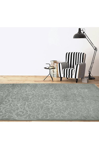 Bergamo Plain Rug - 107 Grey