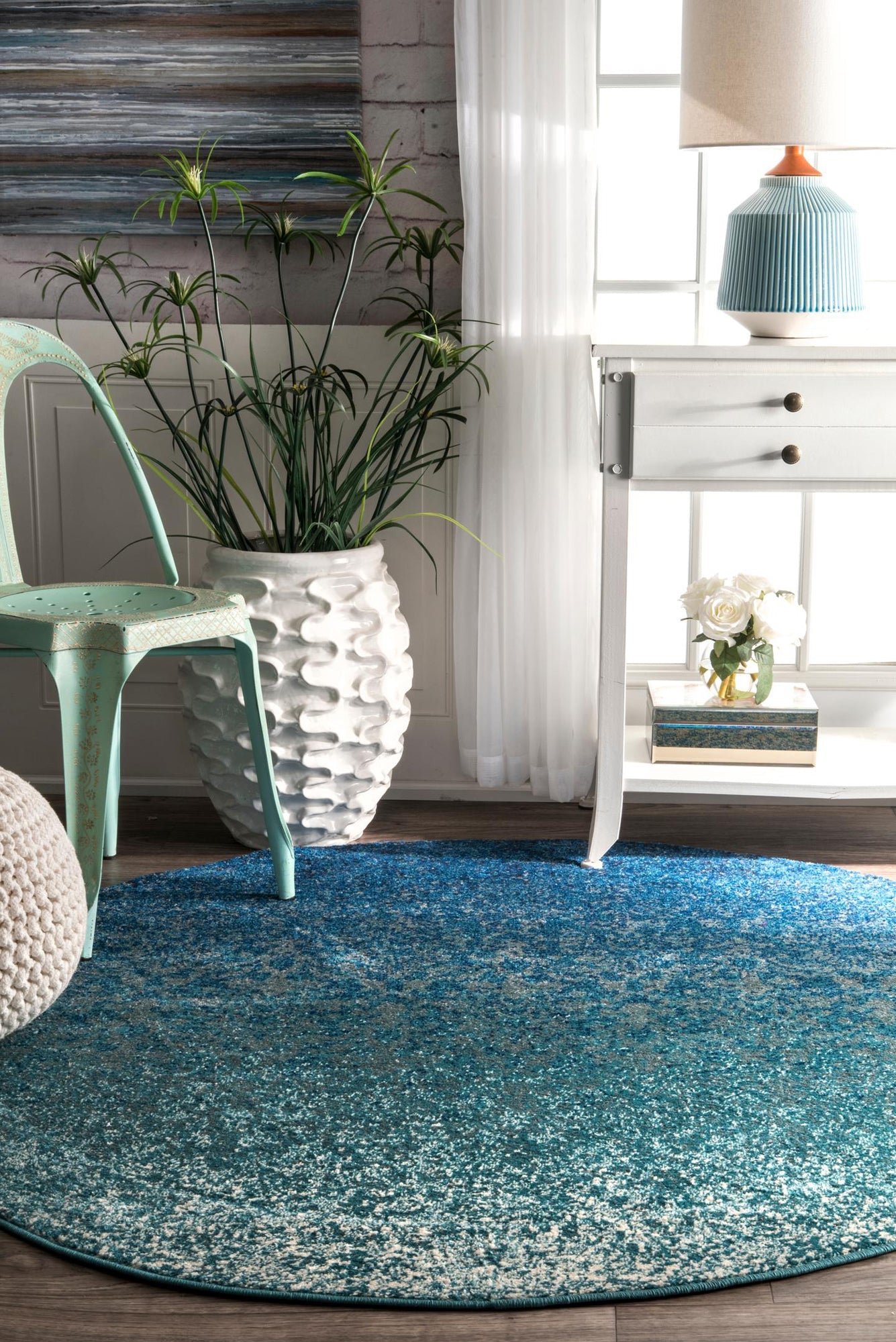 Rizzy Contemporary Rug - 132 Blue