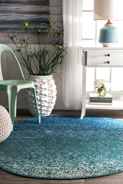 Rizzy Contemporary Rug - 132 Blue