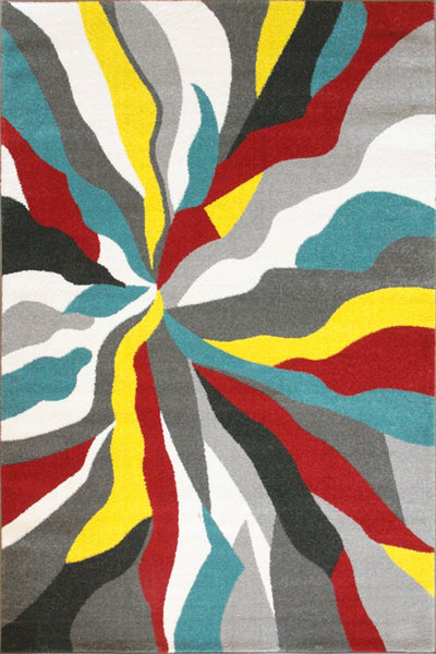 Boston Abstract Rug - 125 Multicolours