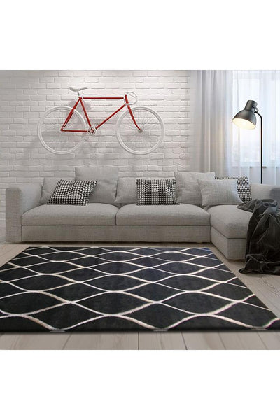 Boston Trellis Rug - 134 Grey