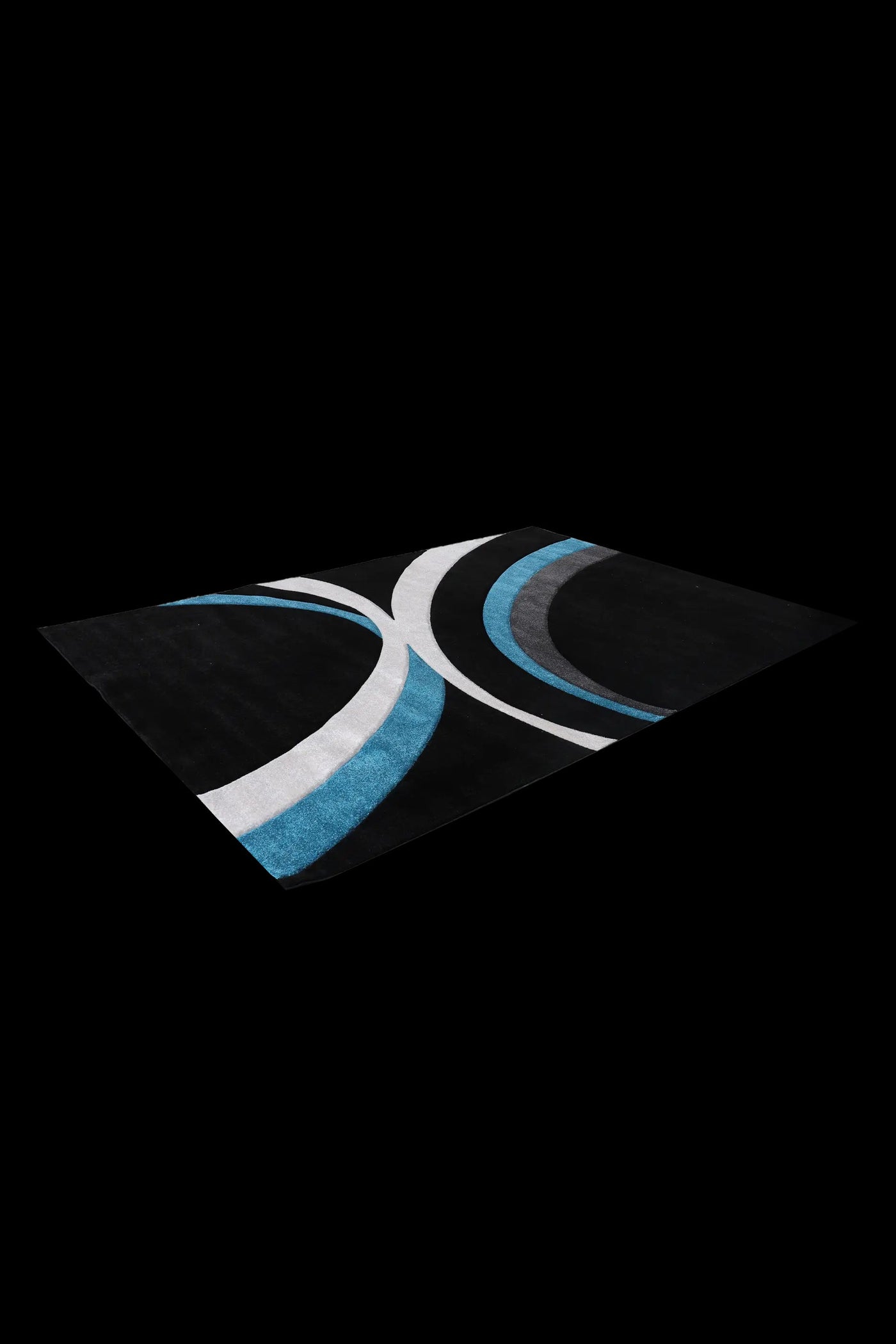 Boston Abstract Rug - 126 Blue