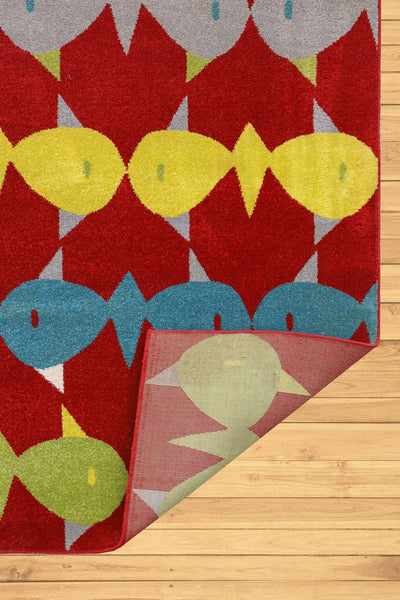 Boston Abstract Rug - 123 Multicolours