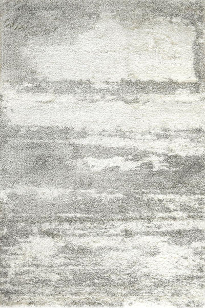 Broadway Plain Shaggy Rug - 108 Silver