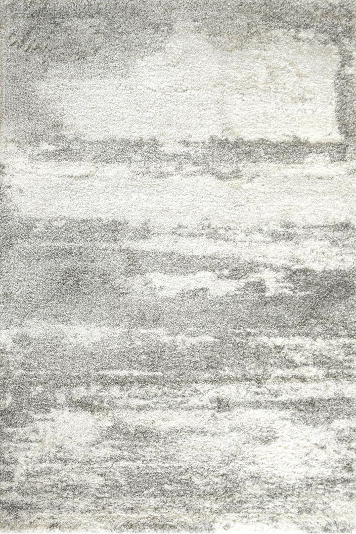 Broadway Plain Shaggy Rug - 108 Silver