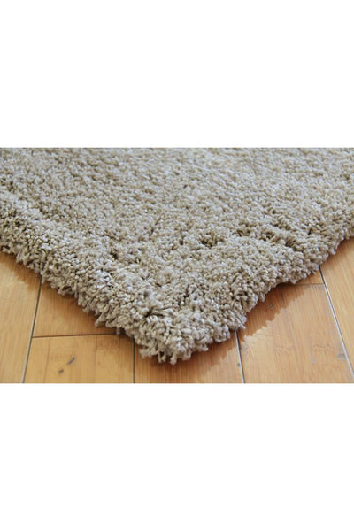 Broadway Plain Shaggy Rug - 101 Beige