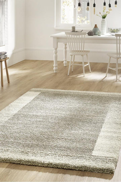 Broadway Plain Shaggy Rug - 110 Beige