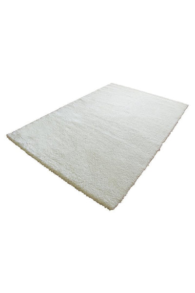 Broadway Plain Shaggy Rug - 102 Cream