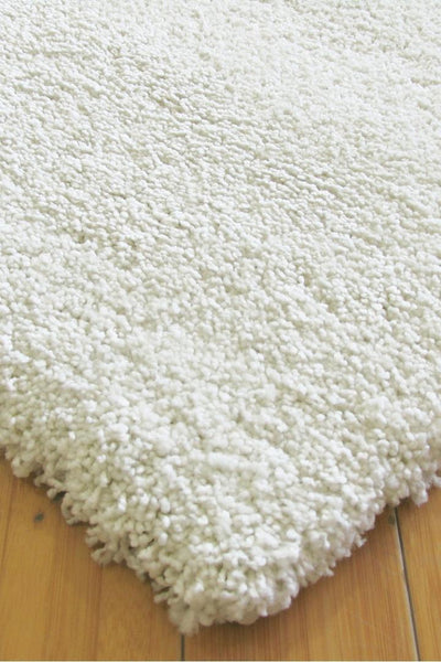 Broadway Plain Shaggy Rug - 102 Cream