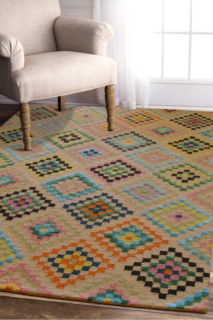 Cape Town Hand Loomed Rug - 102 Multicolour