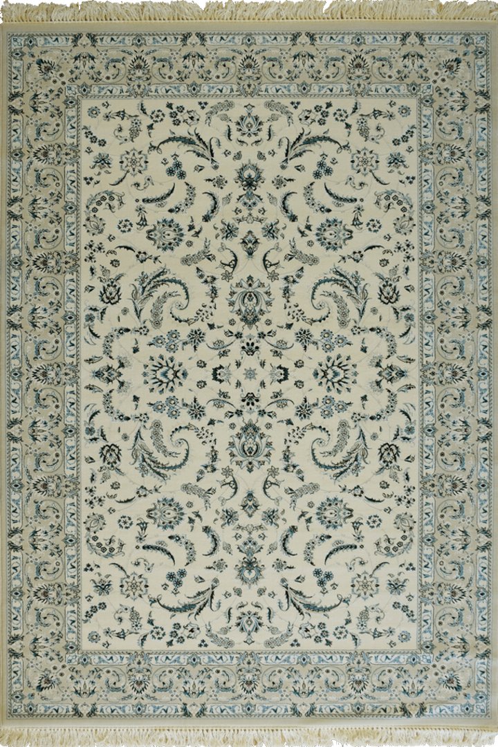 Caspian Traditional Wool Rug - 102 White