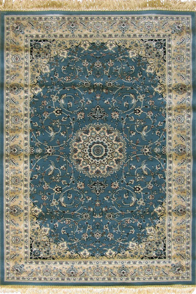 Caspian Traditional Wool Rug - 106 Blue