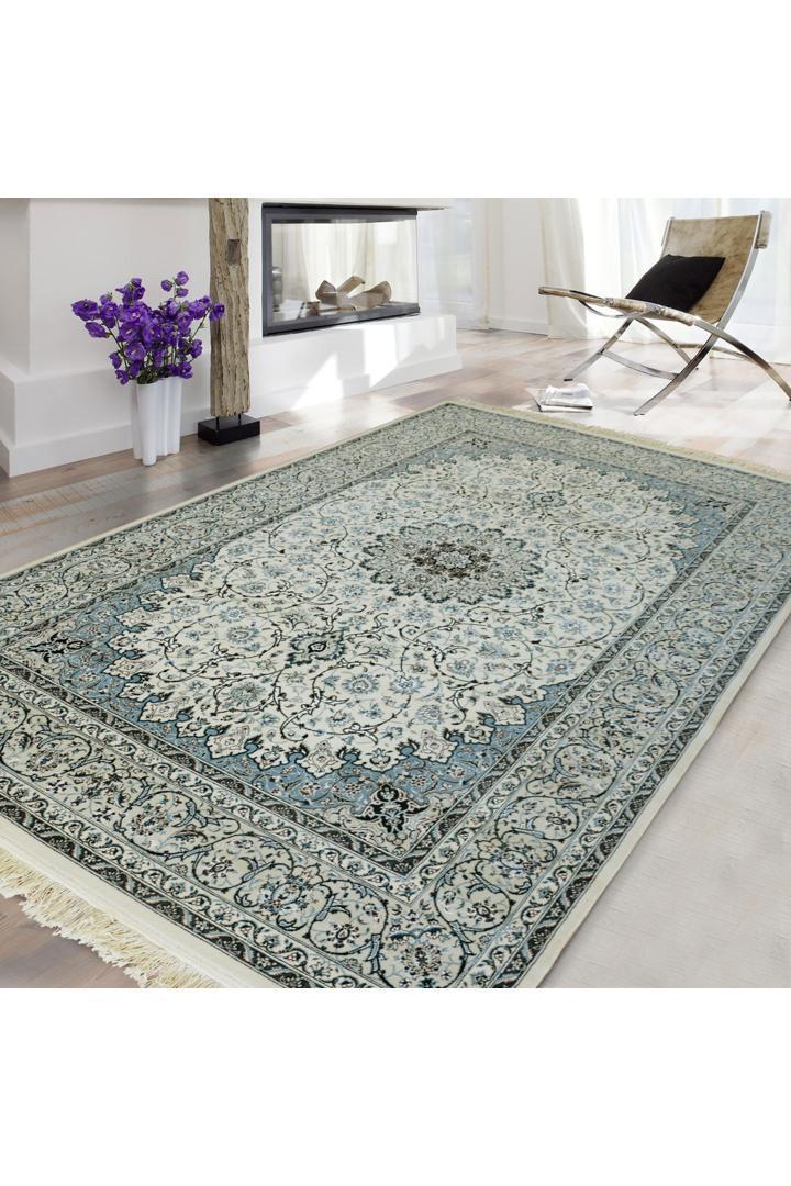 Caspian Traditional Wool Rug - 104 Blue