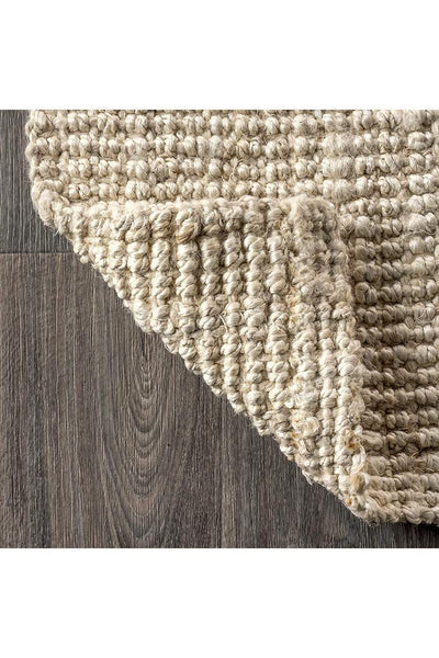 Chunky Jute Rug - 103 Bleached Tucked