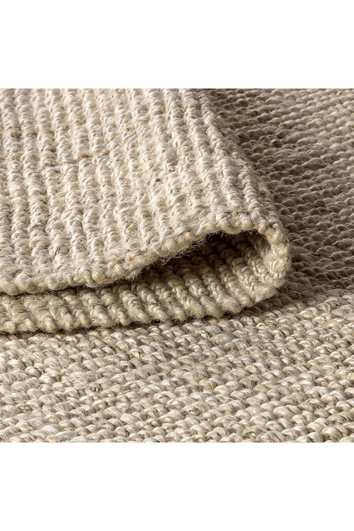 Chunky Bleached Jute Rug - Fringed | Buy Rugs Online | Cyrus Rugs