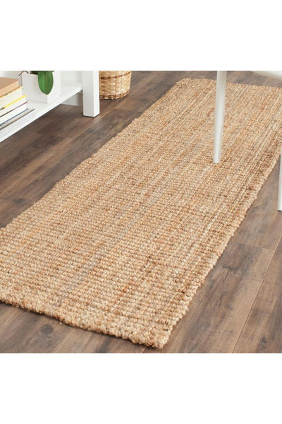 Chunky Jute Rug - 107 Natural Tucked