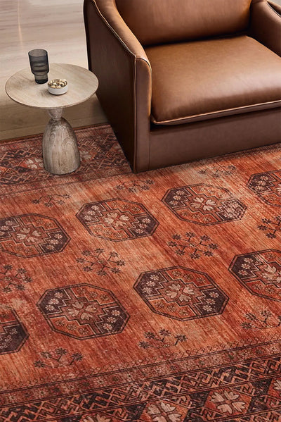 New Jersey Distressed Rug - 139 Orange