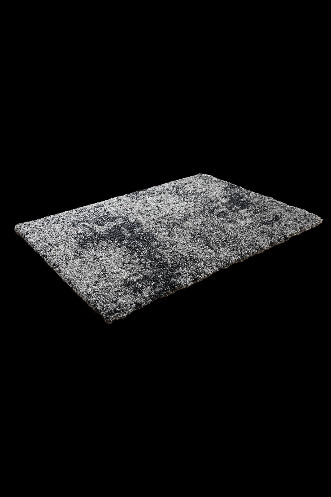 Coco Abstract Shaggy Rug - 102 Charcoal