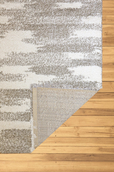 Coco Abstract Shaggy Rug - 103 Grey