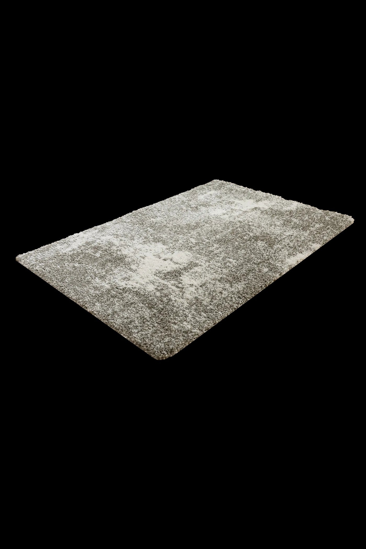 Coco Abstract Shaggy Rug - 101 Grey