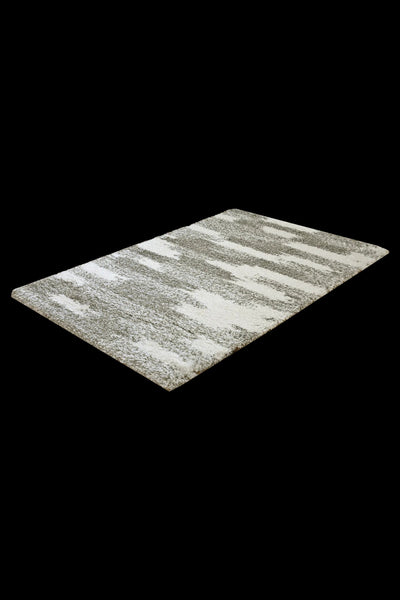 Coco Abstract Shaggy Rug - 103 Grey