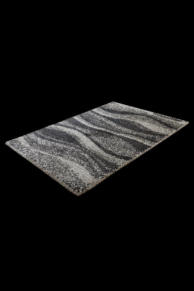 Coco Wavy Shaggy Rugs - 108 Charcoal