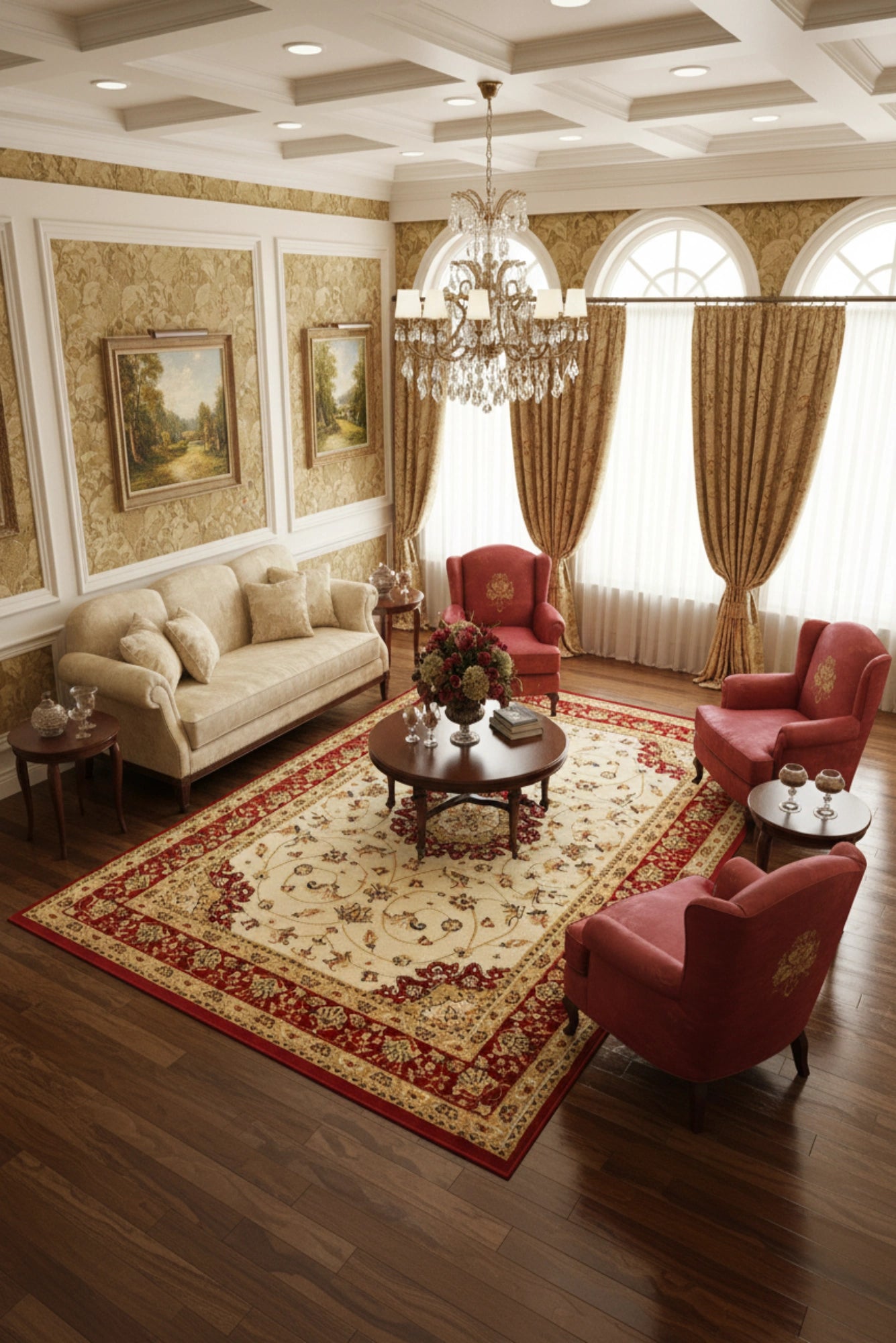 Colorado Traditional Rug - 105 Red