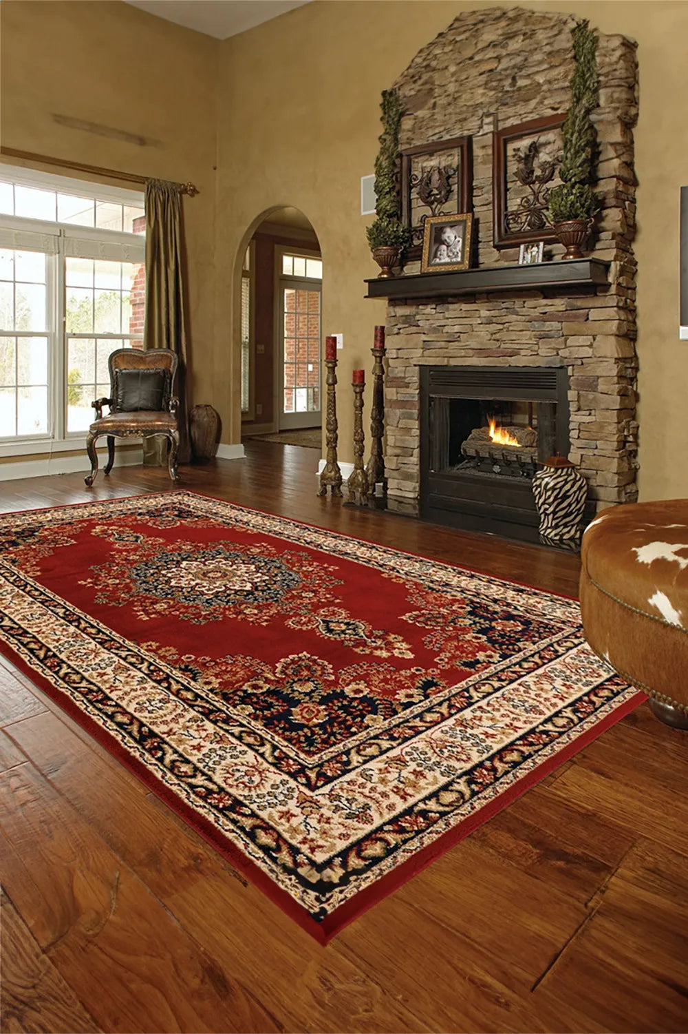 Colorado Traditional Rug - 103 Red