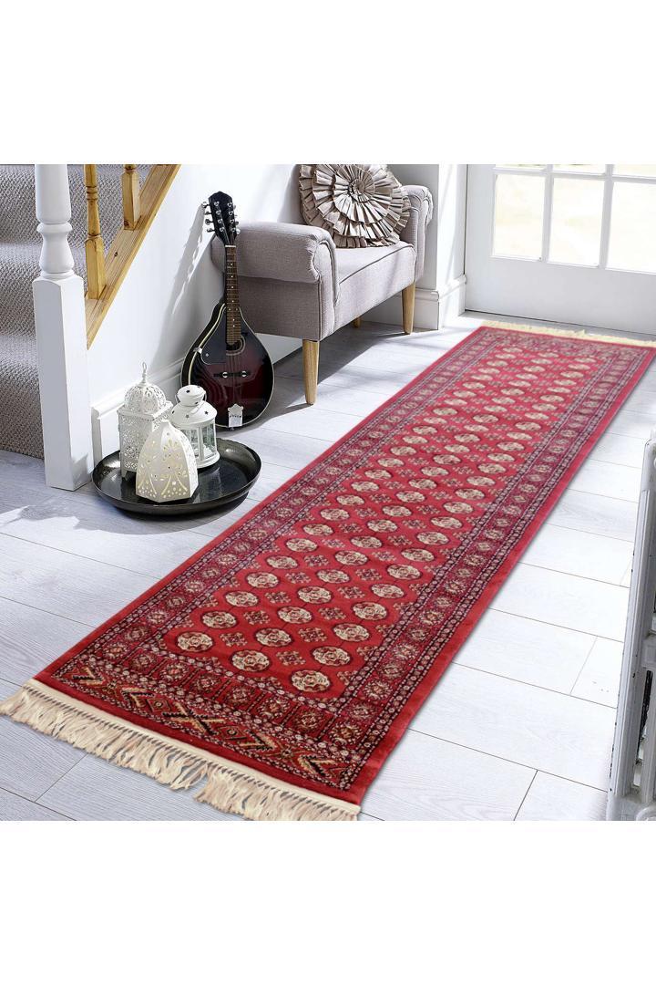 Afghan Traditional Geometric Rug - 1876-Red | Buy Rugs Online ...