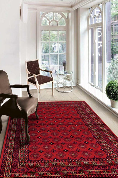 Afghan Rug 2823-Red