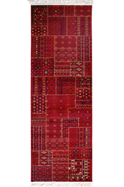 Afghan Rug 3081-Red Runner
