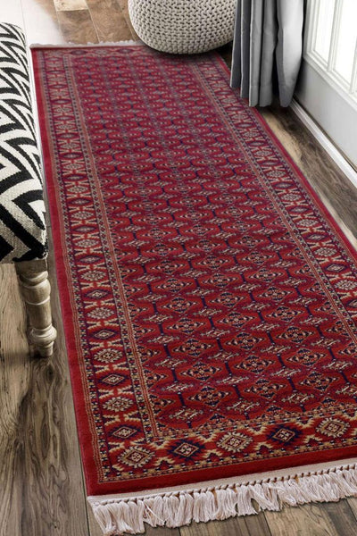 Afghan Rug 344-Red