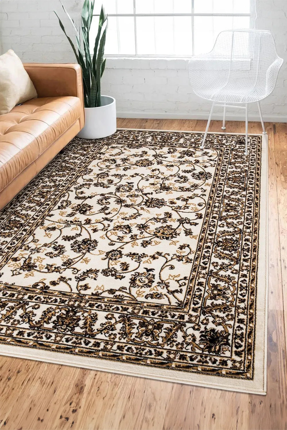 Tokyo Rug Tokyo Distressed Rug 188A-Beige-Beige | Buy Rugs Online | Cyrus Rugs