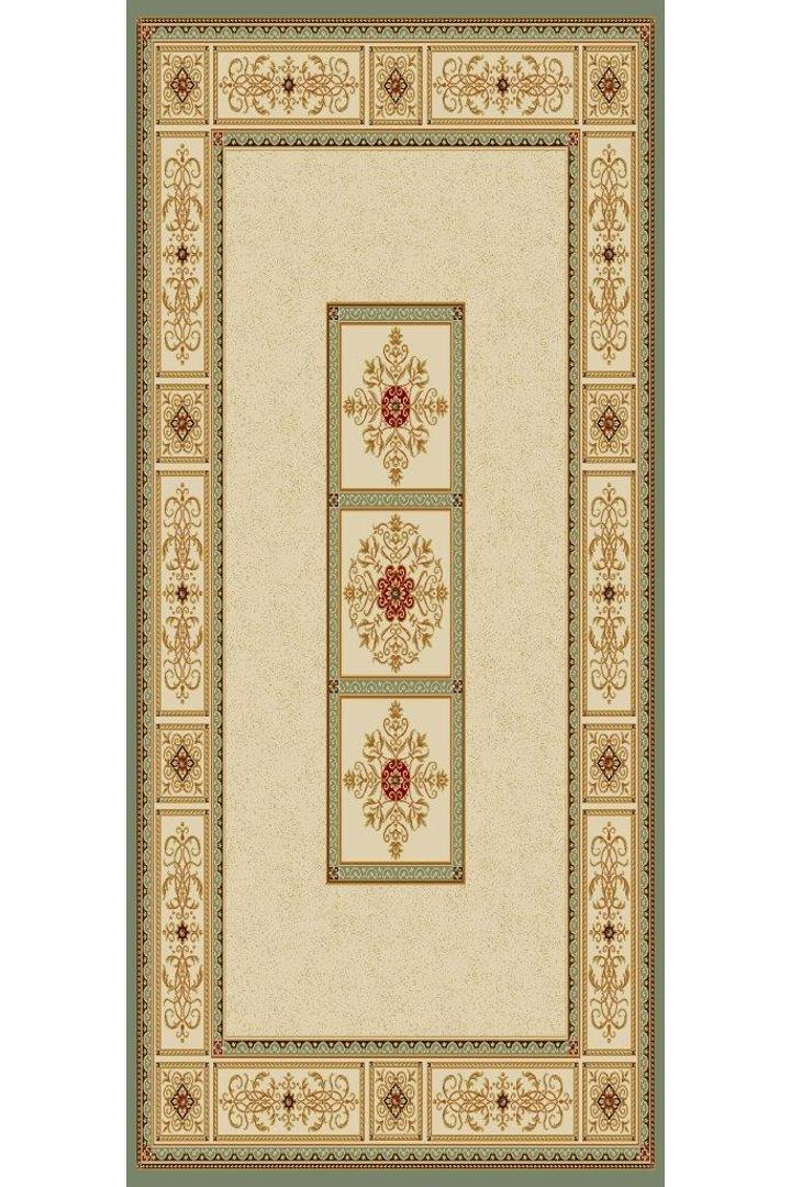 Crown Traditional Medallion Rug - 107 Green