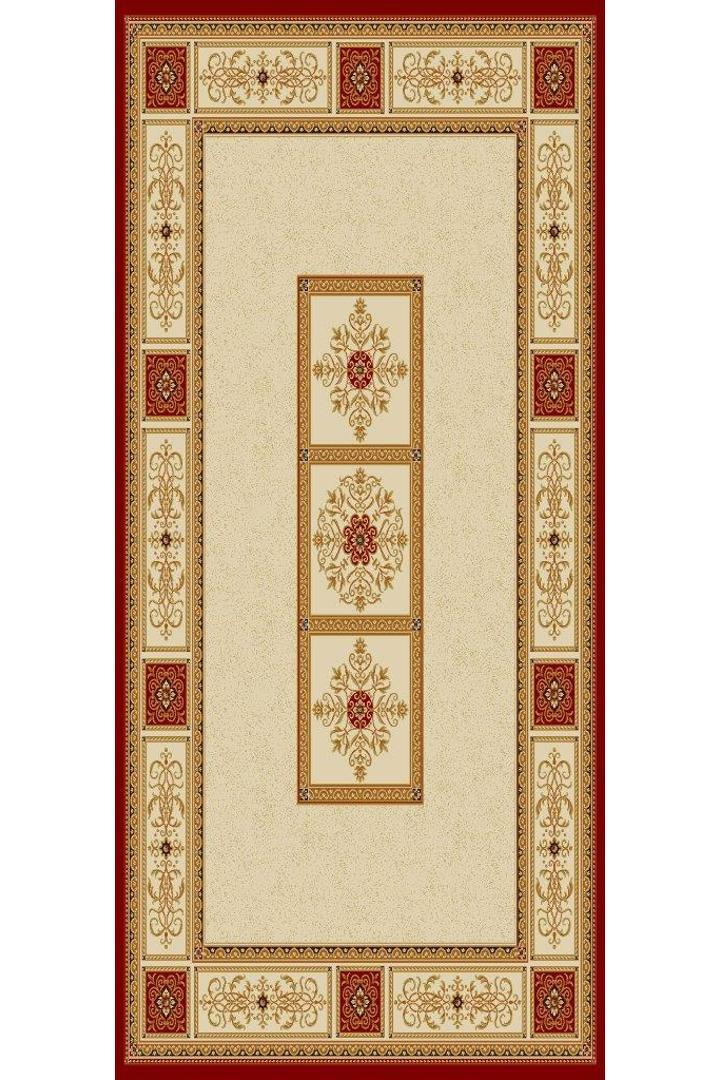 Crown Traditional Medallion Rug - 110 Red