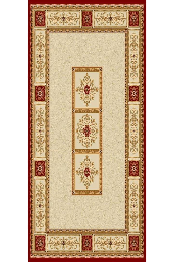 Crown Traditional Medallion Rug - 109 Red