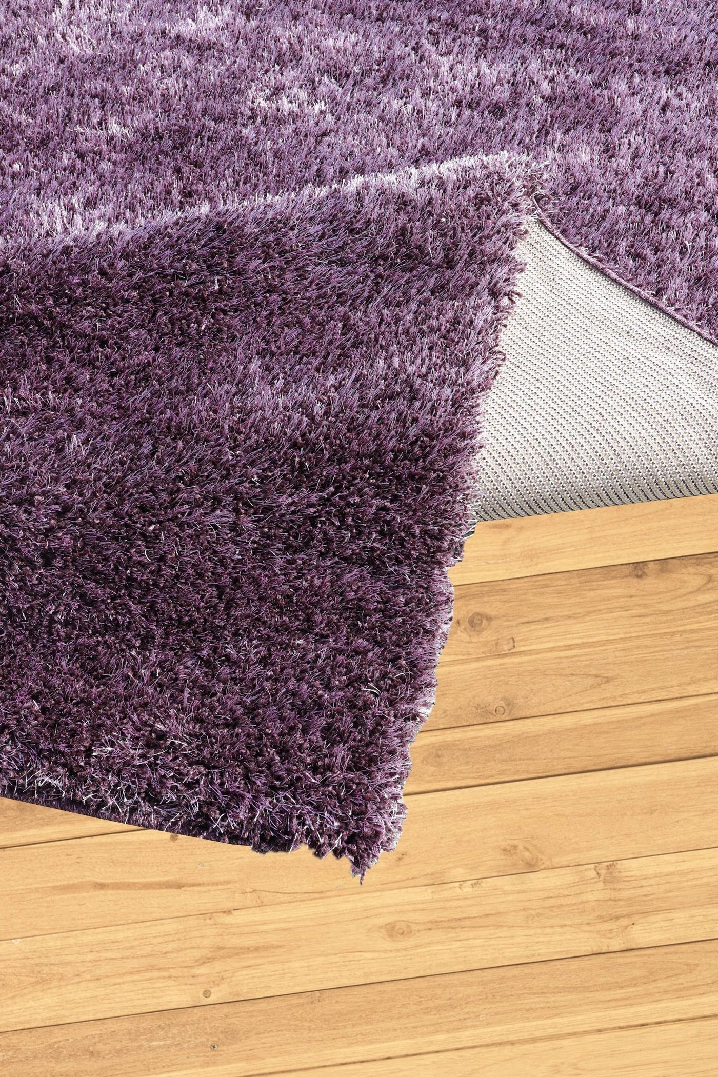 Darwin Plain Shaggy Rug - 103 Violet