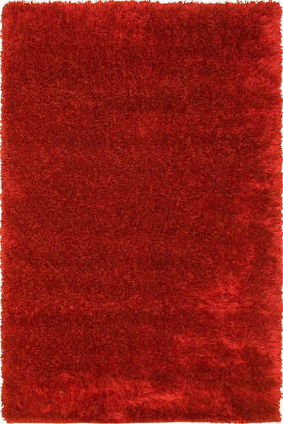 Darwin Plain Shaggy Rug - 113 Red