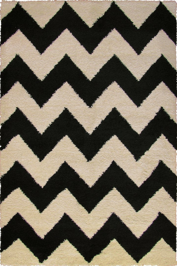 Desert Abstract Rug - 103 Black