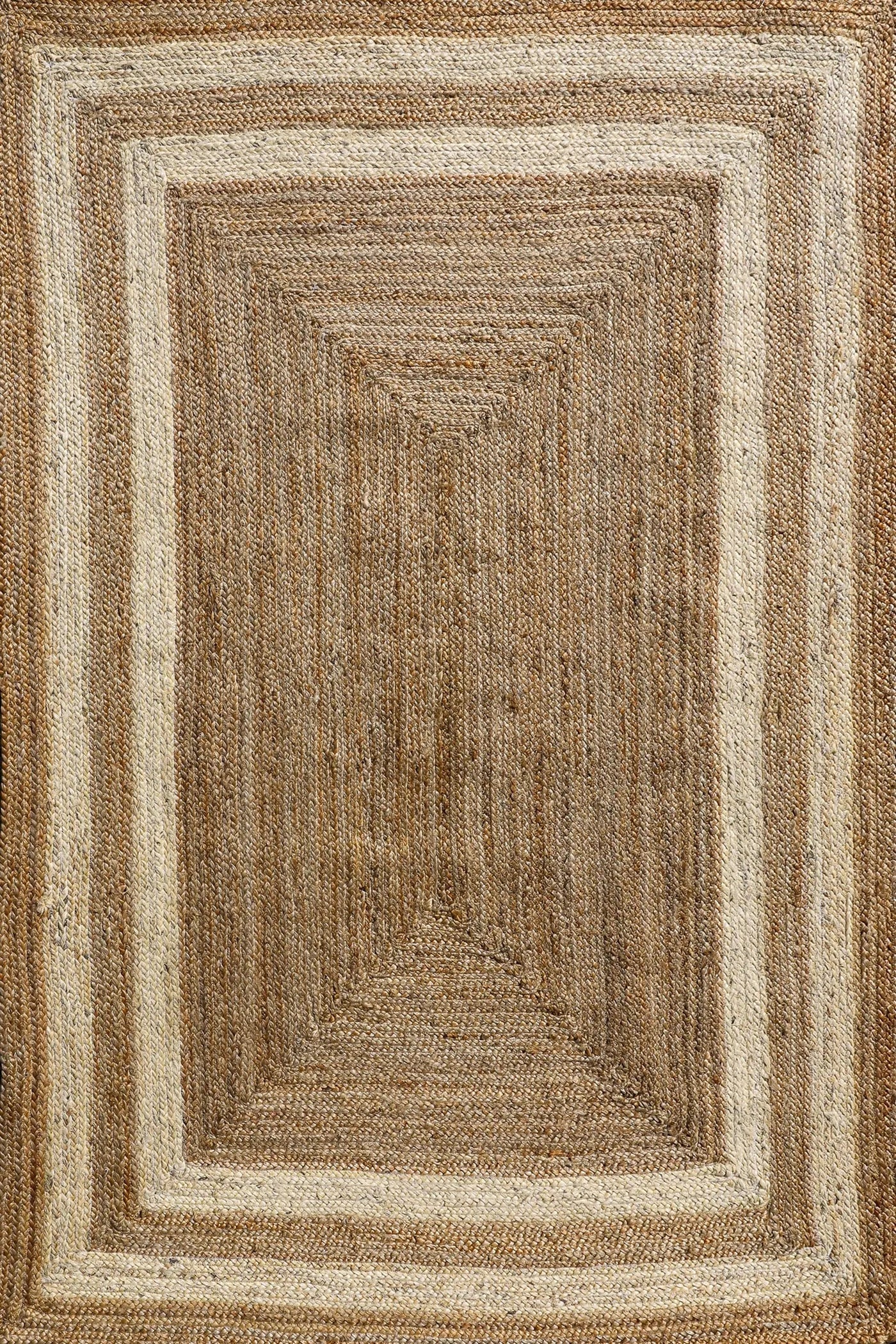 Husk Jute Natural Rug - 103 Beige White