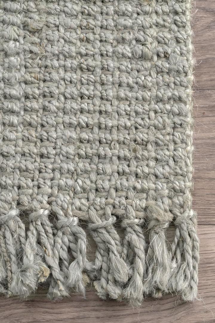 Chunky Jute Rug - 105 Dyed Fringed