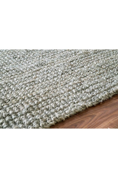 Chunky Jute Rug - 105 Dyed Fringed