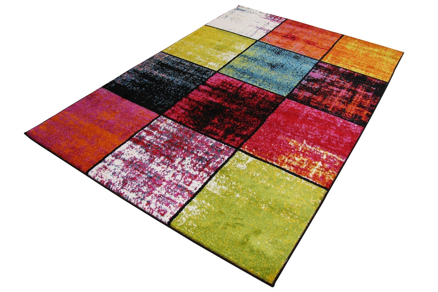 Esatto Abstract Brush strokes Rug - 117 Multicolours