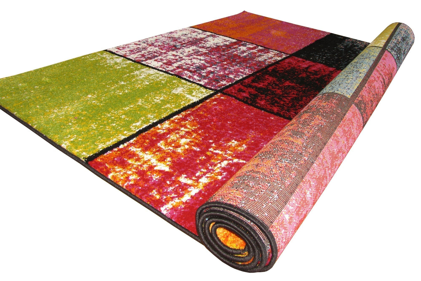 Esatto Abstract Brush strokes Rug - 117 Multicolours