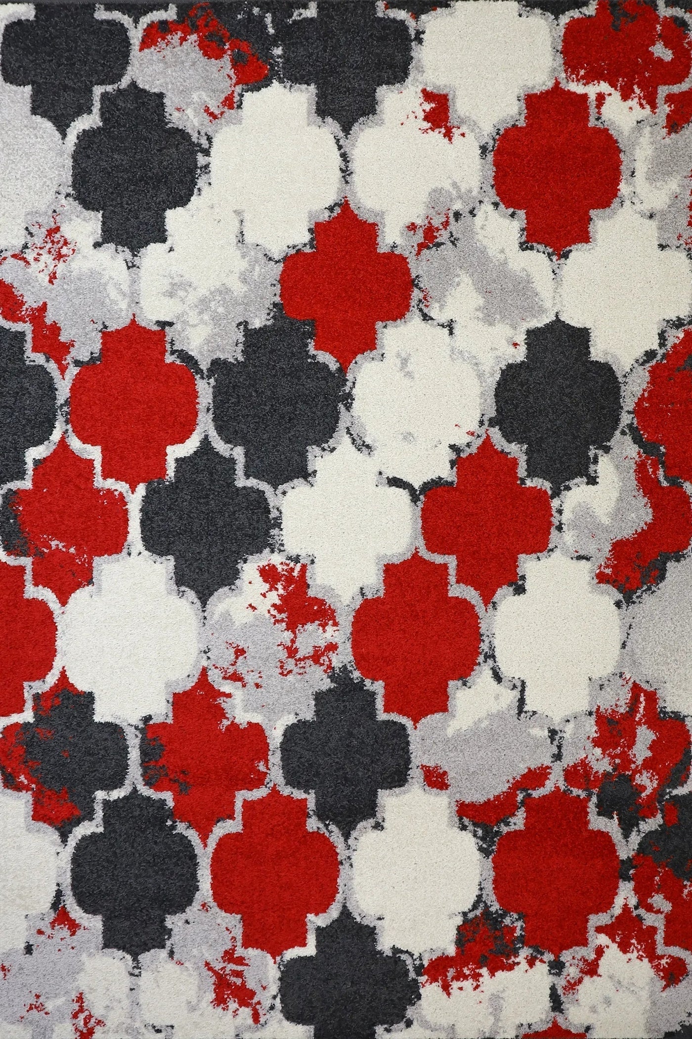 San Francisco Abstract Rug - 103 Red