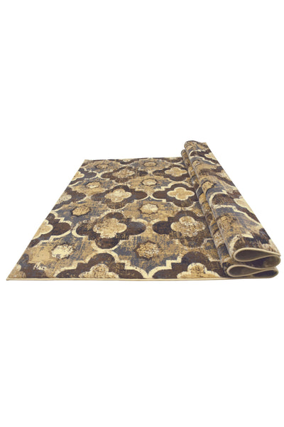 Ellie Contemporary Rug - 115 Brown