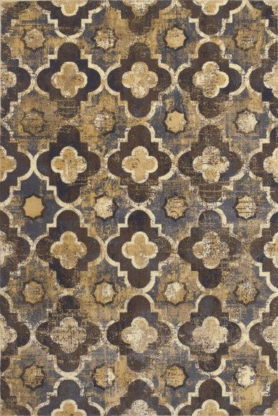 Ellie Contemporary Rug - 115 Brown